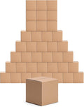 EdenseeLake 40 Pack 4x4x4 inches Shipping Boxes Small Cardboard Boxes by Edenseelake
