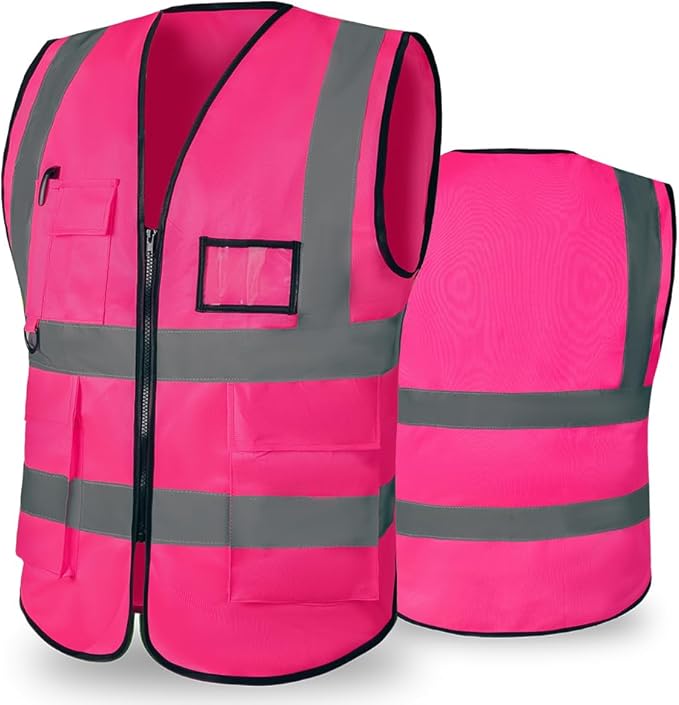 High Reflective Safety Vest for Men Women Breathable by Unknown