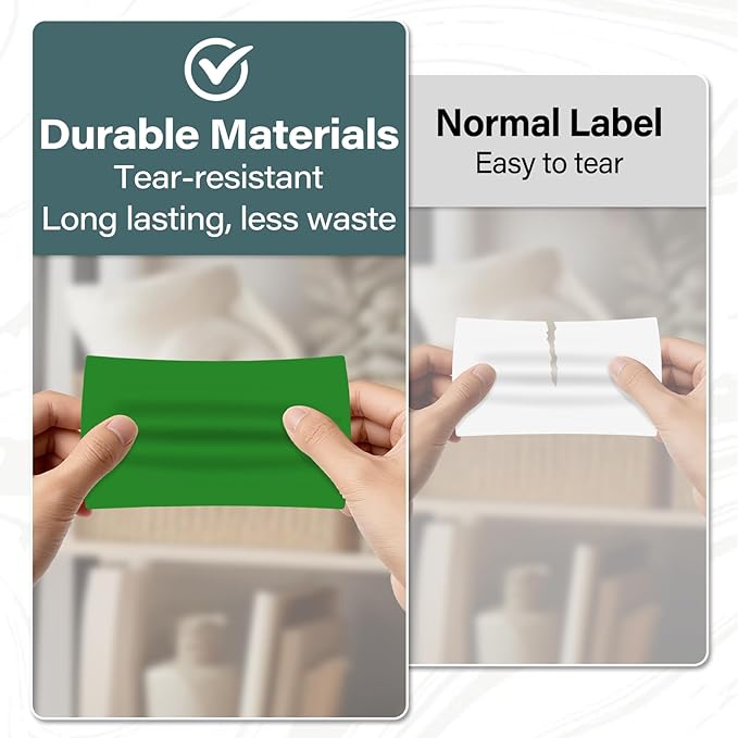 500 Pcs Rectangle Inventory Stickers Vinyl 3 × 5 Inch Moving Labels - Image 7