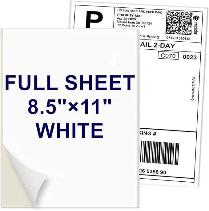Coopaty Full Sheet Address Labels by COOPATY