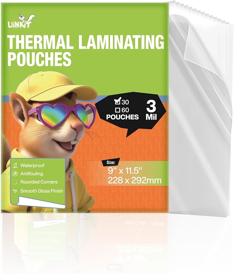 Uinkit 3Mil Laminating Pouches, Crafts by UinkitHandicraftsandConservationSpecialist