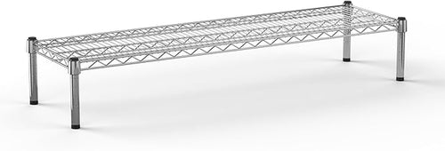 14''W x 48''L x 8''H Chrome Plated Wire Dunnage Rack | Off The Floor Storage by Regal+Altair