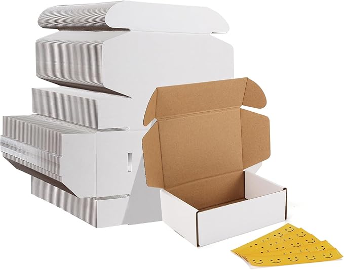 HORLIMER 6x4x2 inches Shipping Boxes Set of 75 by HORLIMER