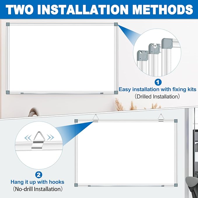 White Board Dry Erase Whiteboard - Image 4