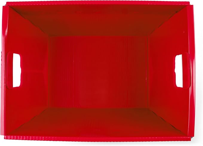 Hudson Exchange 18.25 x 13.25 x 11.75 Corrugated Space Age Handled Storage - Image 6