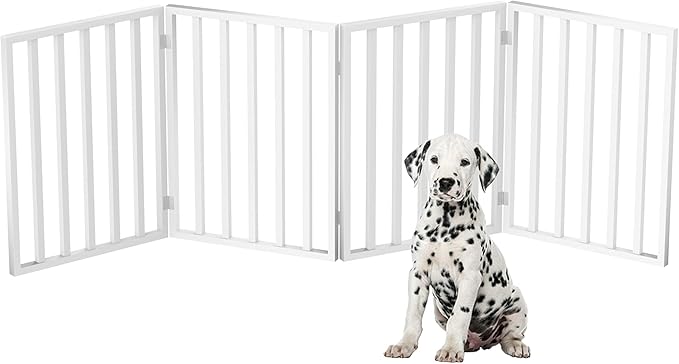 Pet Gate - 4-Panel Indoor Foldable Dog Fence by PETMAKER