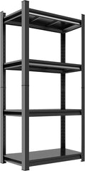Garage Shelves, 14-48''W Heavy-Duty Storage Shelves, Double-Layer Uprights by Beaunatixx