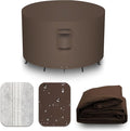 Heavy Duty Patio Furniture Covers Waterproof, 600D Round Outdoor Furniture by CNCZMH
