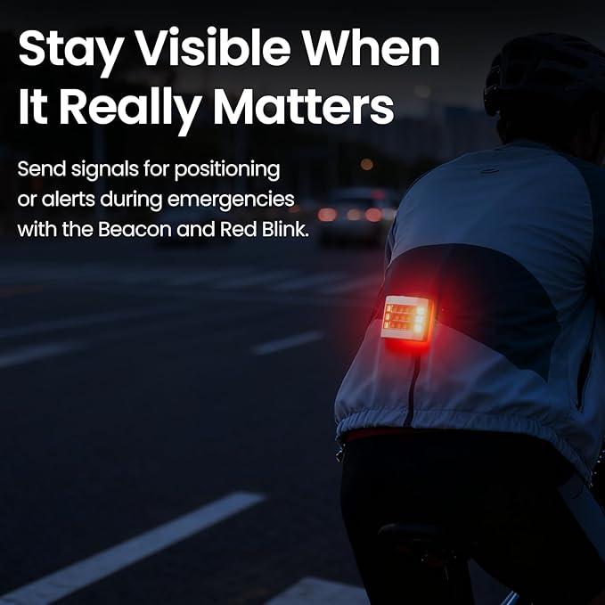 Running Lights for Runners, Clip on Flashlight, Rechargeable LED Safety Light - Image 6