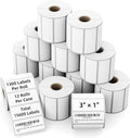 3"x1" 3-Proof Direct Thermal Barcode Shipping Labels by LabelChoice