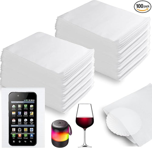 100 Pack Foam Pouches, Cushion Foam Pouch by V-chen