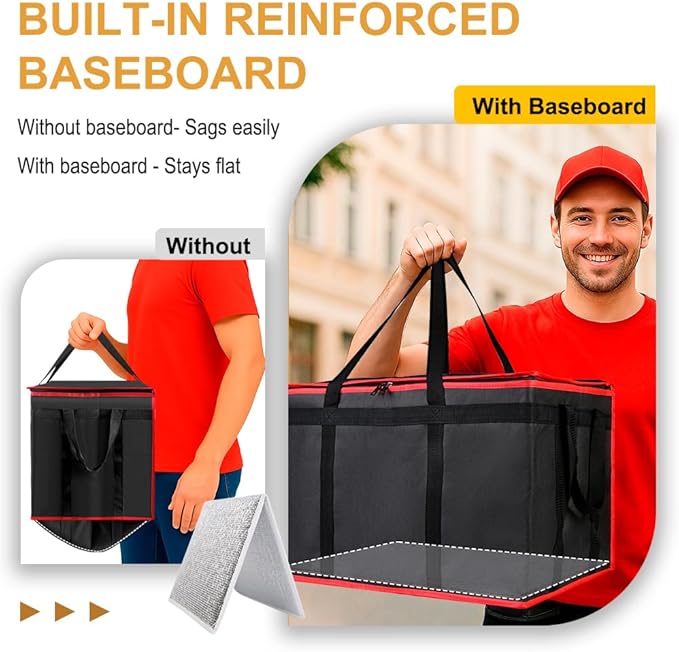 2PK Insulated Food Delivery Bag - Image 3