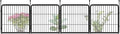 FXW Garden Fence Outdoor for The Yard – 24in x 7.6ft Heavy Duty Metal Animal by FXW