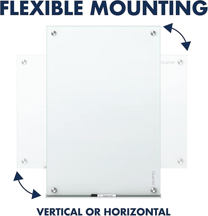 Quartet Whiteboard, Glass Dry Erase Board, Non-Magnetic, Infinity Frameless - Image 7