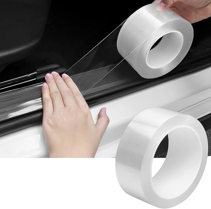 DGSL Car Door Edge Guards Door Sill Protector, 0.8In x 16.4Ft 5D Carbon Fiber by DGSL