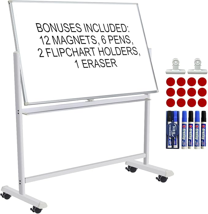 Mobile Whiteboard with Stand by CALENBO