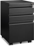 3 Drawer File Cabinet for Home Office, Under Desk Mobile Filing Cabinet by Approgreent