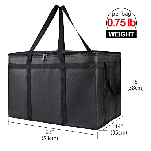 Bodaon 1PK Thermal Insulated Food Delivery Bag - Image 2