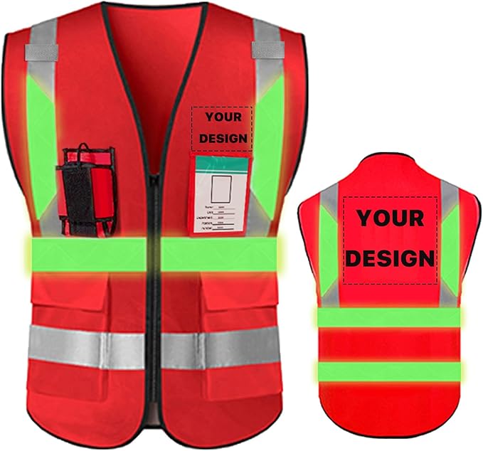 YOWESHOP High Reflective Visibility Safety Vest by YOWESHOP