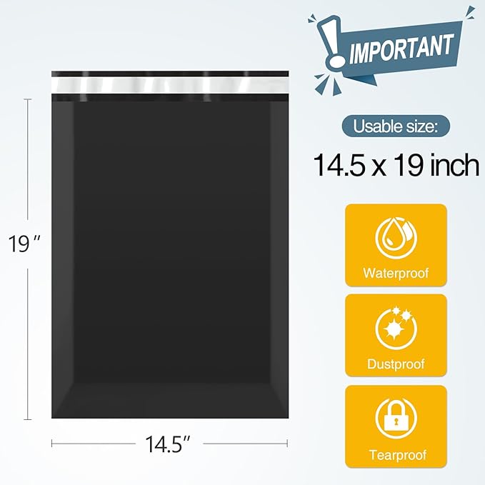 Famagic Poly Mailers, Large Chic Packaging Bags - Image 2