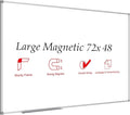 JILoffice Large Magnetic White Board, Dry Erase Board 72 x 48 Inch by JILoffice