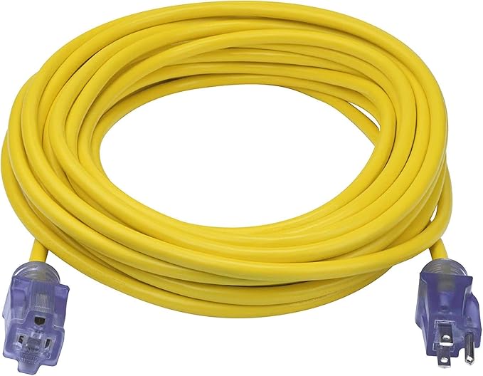 Clear Power 50 ft Heavy Duty Outdoor Extension Cord 14/3 SJTW by ClearPower