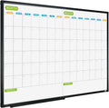 JILoffice Magnetic Dry Erase Calendar Whiteboard, 2 Month White Board Planner by JILoffice