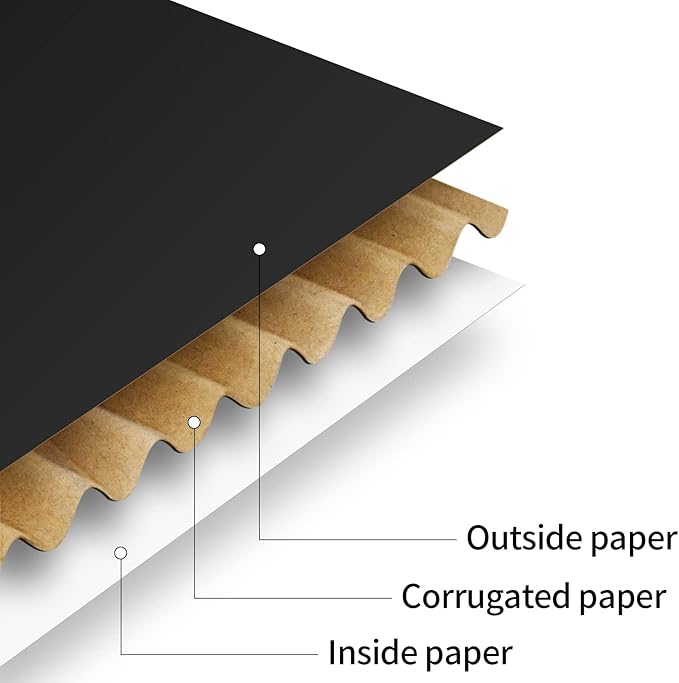 Spakon 50 Packs Shipping Boxes Cardboard Corrugated Mailer Packaging Boxes - Image 5