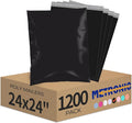 Metronic Poly Mailers 24x24 1200 PC Black, Large Shipping Bags by METRONIC