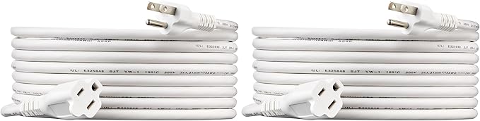 Amazon Basics Extension Cord, 13 Amps, 15 Foot by AmazonBasics