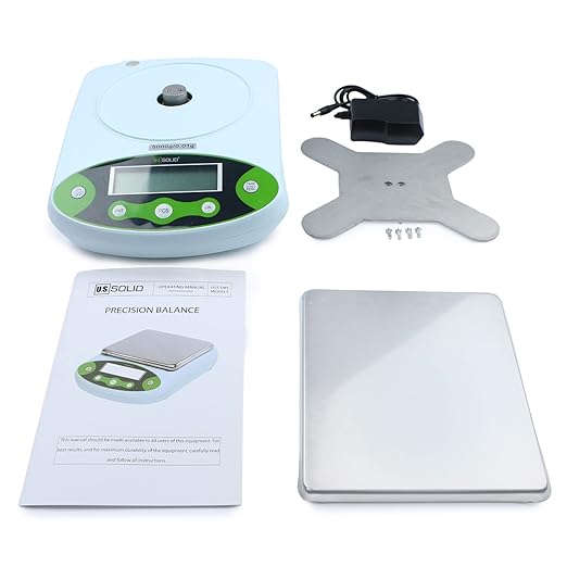 U.S. Solid Digital Analytical Balance 2kg x 0.01g, High Precision Lab Scale - Image 8