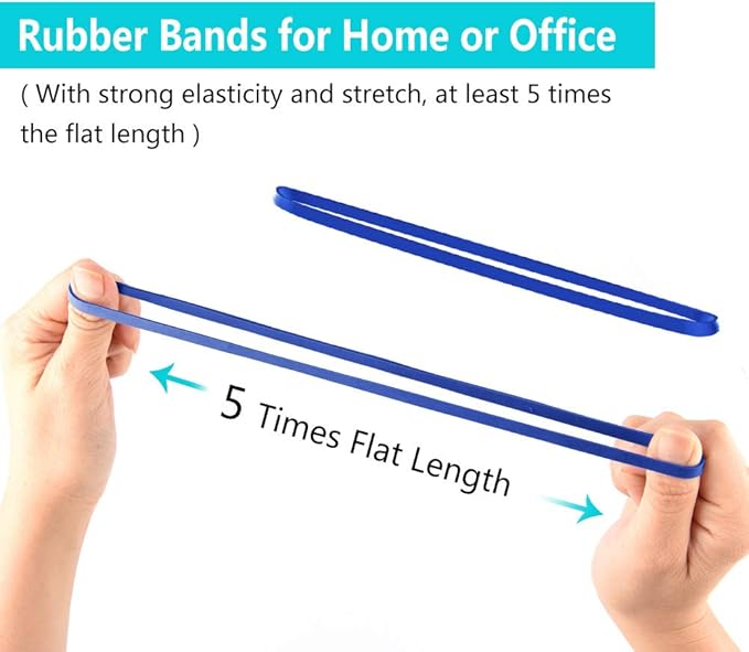 Coopay 12 Inches Extra Large Rubber Bands, 30 Pieces Heavy Duty Trash Can Band - Image 3