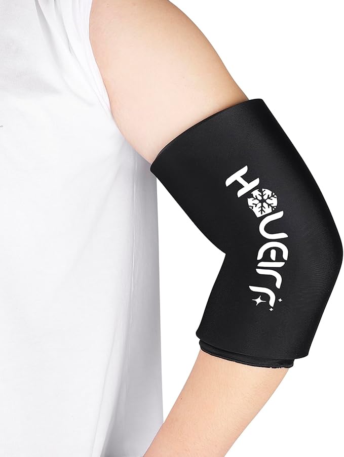Knee Ice Pack Wrap with Compression Sleeve, Flexible Gel Ice Wrap by Unknown