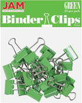 JAM PAPER Colorful Binder Clips by JAMPaper