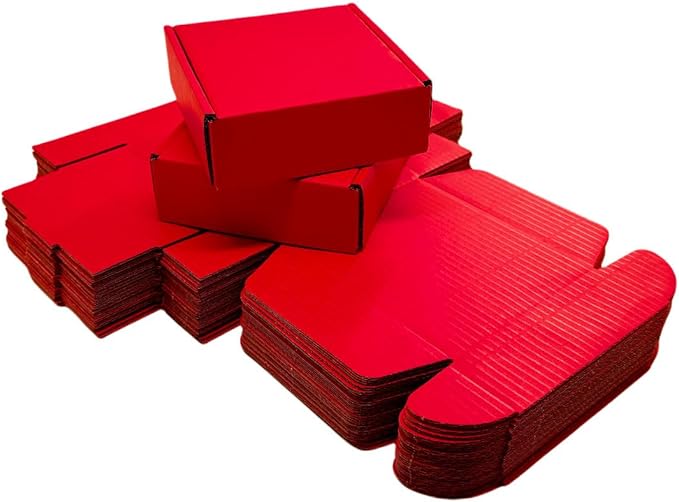 50 Pcs 6.3 x 6 x 1.6 inches Shipping Boxes - Image 4