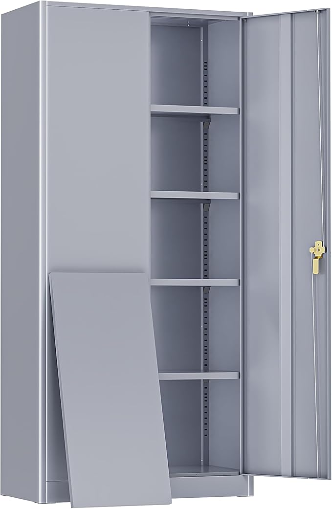 Greenvelly Metal Storage Cabinet, Metal Cabinet by Greenvelly