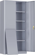 Greenvelly Metal Storage Cabinet, Metal Cabinet by Greenvelly