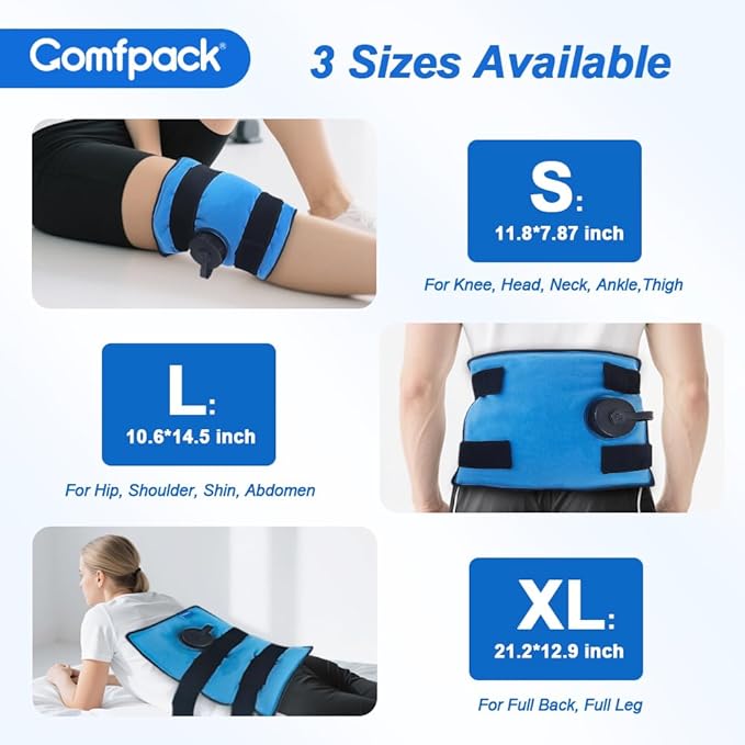 Large Refillable Ice Bag for Injuries, FSA Eligible, 14.5" x 10.6" Travel Ice - Image 7