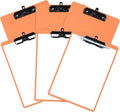 Orange Clipboard with Pen Holder, Hanging Clipboards Holds 8.5x11 Inch Papers by FRETONBA