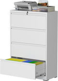 4 Drawer Lateral File Cabinet by Unknown