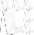 6 Pack Acrylic Book Stand, Book Display Holder, Display Stand by Aredpoook