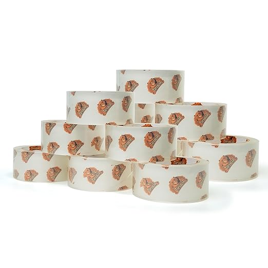 TAPEBEAR Storage Packaging Tape 12 Rolls, Super Clear 2.7mil x 1.88" x 55 Yards - Image 7