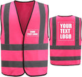 AYKRM 12 colour High visibility viz vest hi vis viz reflective work by AYKRM
