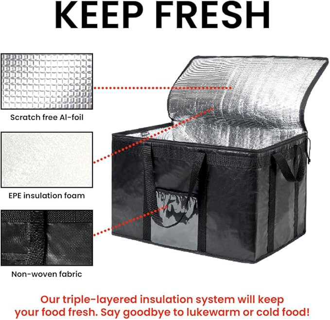 NZ home Durable PRO Insulated Cooler Bag and Food Warmer - Image 4