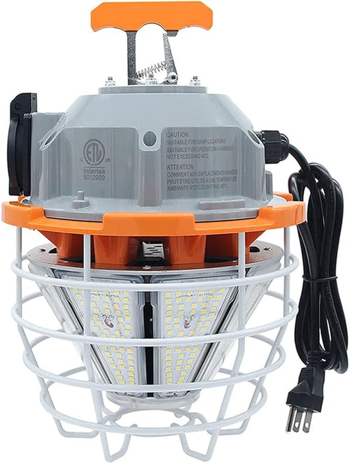 150W LED Temporary Work Light Fixture 110V-277V 25000ML 5000K Light Daylight by LightupEveryCorner