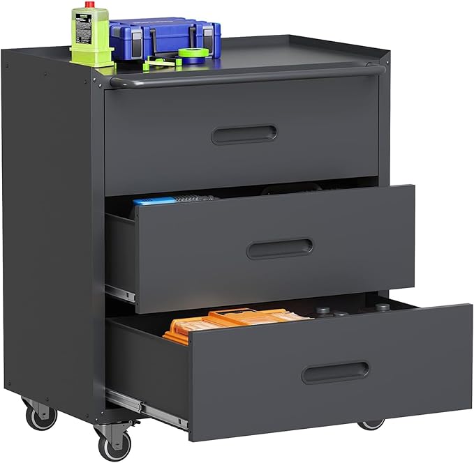 Metal Garage Storage Cabinet by EKJOfficials