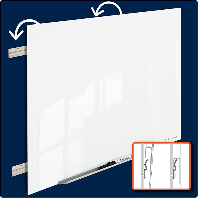 Quartet Magnetic Dry Erase Board, InvisaMount - Image 4