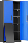 Greenvelly Metal Storage Cabinet, Lockable Steel Cabinet by Greenvelly