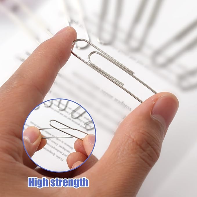 Large Paper Clips, Jumbo Paper Clips, 2Inch Paper Clip Large Size - Image 2