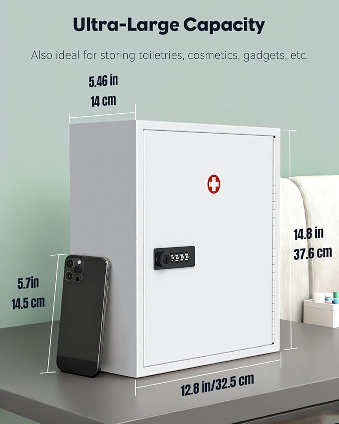 Uniclife Wall Mount Medicine Cabinet - Image 2
